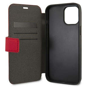 Оригинален калъф тип книга US POLO Polo Embroidery USFLBKP12LPUGFLRE - iPhone 12 Pro Max червен - Img 4