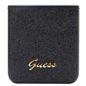 Оригинален калъф GUESS Glitter Script - Samsung Galaxy Z Flip5 черен - Img 5