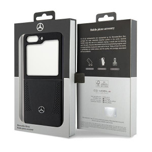 Оригинален калъф MERCEDES Leather Urban - Samsung Galaxy Z Flip5 черен - Img 2