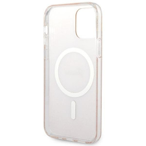 Оригинален комплект GUESS 4G Print (гръб + зарядно) MagSafe GUBPP12MH4EACSP - iPhone 12 / 12 Pro розов - Img 7