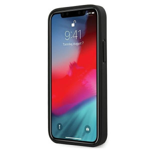 Оригинален твърд гръб BMW M Collection Smooth PU BMHCP12SMHOLBK - iPhone 12 mini черен - Img 5
