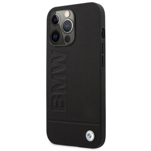 Оригинален твърд гръб BMW Signature Logo Imprint MagSafe BMHMP14LSLLBK - iPhone 14 Pro черен - Img 2
