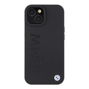 Оригинален твърд гръб BMW Signature Logo Imprint MagSafe BMHMP15SSLLBK - iPhone 15 черен - Img 3