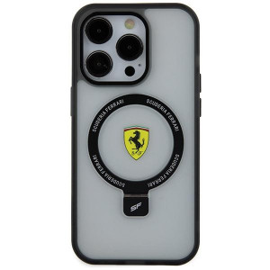 Оригинален твърд гръб FERRARI Ring Stand 2023 FEHMP15LUSCAH - iPhone 15 Pro прозрачен - Img 3