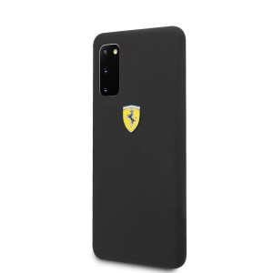Оригинален твърд гръб FERRARI Silicone FESSIHCS62BK - Samsung Galaxy S20 / S20 5G черен - Img 2
