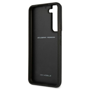Оригинален твърд гръб FERRARI Track Real Carbon FEHCS22MFCAK - Samsung Galaxy S22+ черен - Img 7