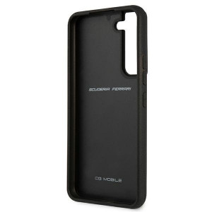 Оригинален твърд гръб FERRARI Track Real Carbon FEHCS22SFCAK - Samsung Galaxy S22 черен - Img 7