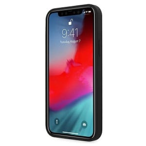 Оригинален твърд гръб FERRARI Track Silicone FESSIHCP12SBK - iPhone 12 mini черен - Img 5