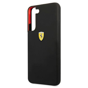 Оригинален твърд гръб FERRARI Track Silicone FESSIHCS22MBK - Samsung Galaxy S22+ черен - Img 6