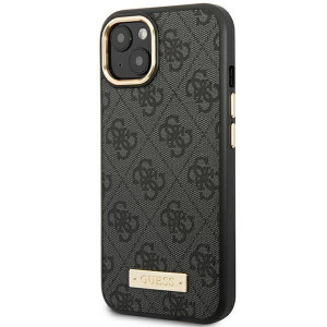 Оригинален твърд гръб GUESS 4G Logo Plate MagSafe GUHMP14MU4GPRK - iPhone 14 Plus черен - Img 2