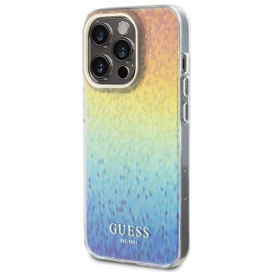 Оригинален твърд гръб GUESS IML Faceted Mirror Disco Iridescent - iPhone 14 Pro Max многоцветен - Img 2