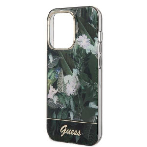 Оригинален твърд гръб GUESS Jungle GUHCP14LHGJGHA - iPhone 14 Pro зелен - Img 5