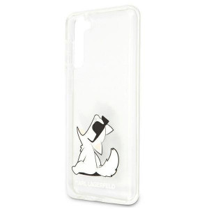 Оригинален твърд гръб KARL LAGERFELD Choupette Fun KLHCS21MCFNRC - Samsung Galaxy S21+ 5G прозрачен - Img 6