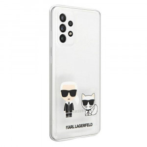 Оригинален твърд гръб KARL LAGERFELD Karl & Choupette KLHCA72CKTR - Samsung Galaxy A72 прозрачен - Img 12
