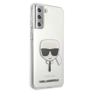Оригинален твърд гръб KARL LAGERFELD Karl's Head KLHCS21MKTR - Samsung Galaxy S21+ 5G прозрачен - Img 4