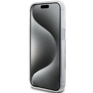 Оригинален твърд гръб KARL LAGERFELD Ring Stand Choupette Head MagSafe KLHMP15SHMRSCHH - iPhone 15 бял - Img 5
