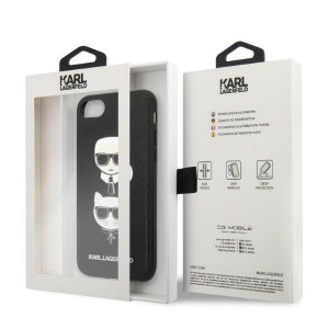 Оригинален твърд гръб KARL LAGERFELD Saffiano Karl & Choupette Head KLHCI8SAKICKCBK - iPhone 7 / 8 / SE (2nd gen) / SE (3rd gen) черен - Img 8