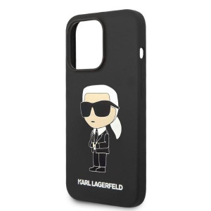 Оригинален твърд гръб KARL LAGERFELD Silicone Ikonik MagSafe KLHMP14XSNIKBCK - iPhone 14 Pro Max черен - Img 6