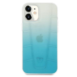 Оригинален твърд гръб MERCEDES Clear MEHCP12SCLGBL - iPhone 12 mini син - Img 3