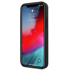 Оригинален твърд гръб MERCEDES Leather Quilted Embossed MEHCP12LSPSBK - iPhone 12 Pro Max черен - Img 5