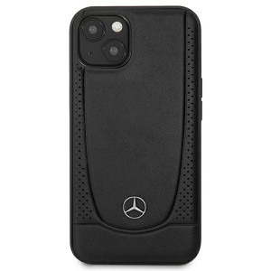 Оригинален твърд гръб MERCEDES Leather Urban MEHCP15MARMBK - iPhone 15 Plus черен - Img 3