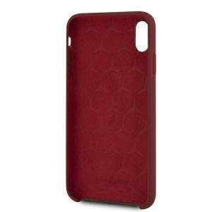 Оригинален твърд гръб MERCEDES Silicone MEHCI65sILRE - iPhone XS Max червен - Img 4