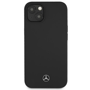 Оригинален твърд гръб MERCEDES Silicone MEHCP13SSILBK - iPhone 13 mini черен - Img 3