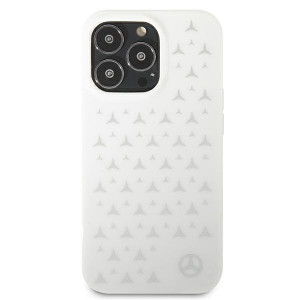 Оригинален твърд гръб MERCEDES Stars MEHCP13LESPWH - iPhone 13 Pro сребристобял - Img 3