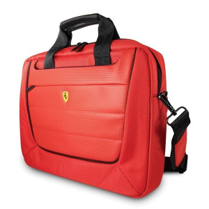 Оригинална чанта за лаптоп FERRARI Scuderia FECB15RE 15" червена - Img 2