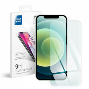 Плосък закален стъклен протектор BLUE STAR - iPhone 12 mini - Img 1
