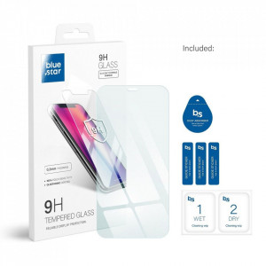 Плосък закален стъклен протектор BLUE STAR - iPhone 12 mini - Img 6