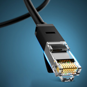 Плосък интернет кабел UGREEN LAN cat.6 5m черен (NW102) - Img 9