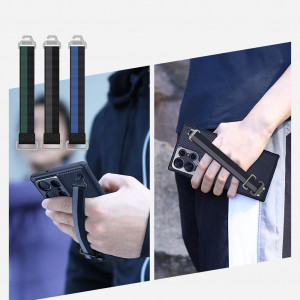 Подсилен гръб с каишка за китка Nillkin Strap - Samsung Galaxy S23 Ultra син - Img 8