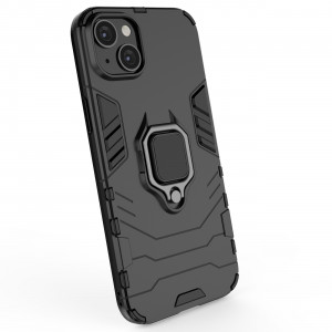 Подсилен гръб с магнитна стойка Ring Armor - iPhone 14 Plus черен - Img 5