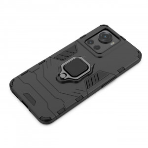 Подсилен гръб с магнитна стойка Ring Armor - OnePlus Ace черен - Img 20