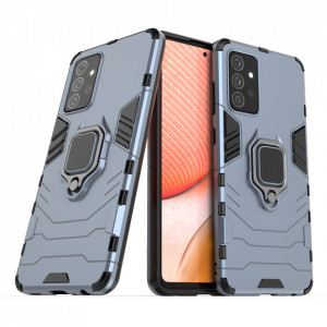 Подсилен гръб с магнитна стойка Ring Armor - Samsung Galaxy A72 син - Img 1