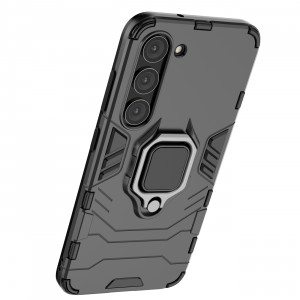 Подсилен гръб с магнитна стойка Ring Armor - Samsung Galaxy S23 черен - Img 10