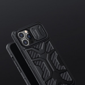 Подсилен гръб с подвижно покритие за камерата NILLKIN Adventruer - iPhone 13 Pro Max червен - Img 12