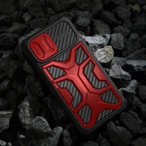 Подсилен гръб с подвижно покритие за камерата NILLKIN Adventruer - iPhone 13 Pro Max син - Img 15