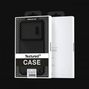 Подсилен гръб с подвижно покритие за камерата NILLKIN Textured S - Samsung Galaxy S23+ черен - Img 5