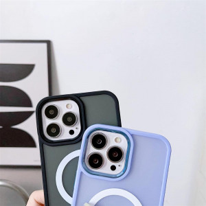 Подсилен гръб Color Matte MagSafe - iPhone 14 Plus черен - Img 3