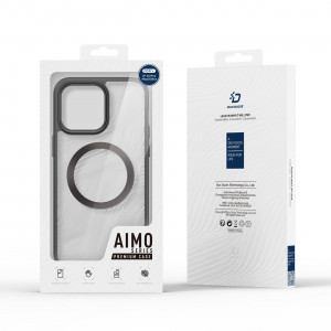 Подсилен гръб Dux Ducis Aimo MagSafe - iPhone 15 Pro Max черен - Img 11