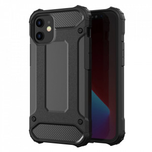 Подсилен гръб Hybrid Armor - iPhone 12 Pro Max черен - Img 1