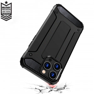 Подсилен гръб Hybrid Armor - iPhone 15 Pro син - Img 6