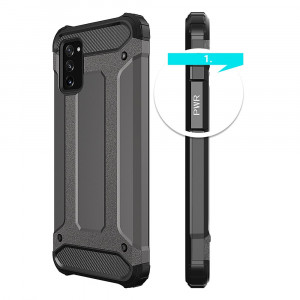 Подсилен гръб Hybrid Armor - Samsung Galaxy A03s черен - Img 4