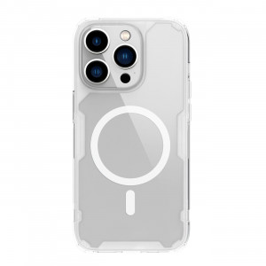 Подсилен гръб NILLKIN Nature Pro MagSafe - iPhone 15 Pro Max бял - Img 1