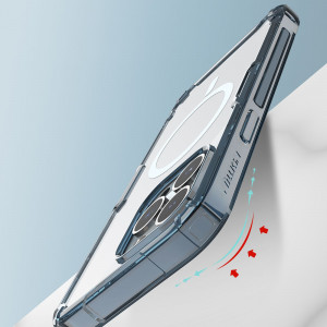 Подсилен гръб NILLKIN Nature Pro MagSafe - iPhone 15 Pro Max син - Img 14