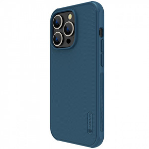 Подсилен гръб NILLKIN Super Frosted Shield Pro - iPhone 14 Pro син - Img 2