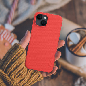 Подсилен гръб NILLKIN Super Frosted Shield Pro - iPhone 15 Plus син - Img 15