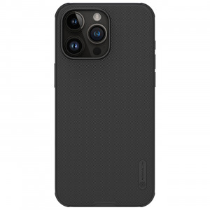 Подсилен гръб NILLKIN Super Frosted Shield Pro - iPhone 15 Pro Max черен - Img 1